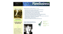 Desktop Screenshot of planebusiness.com